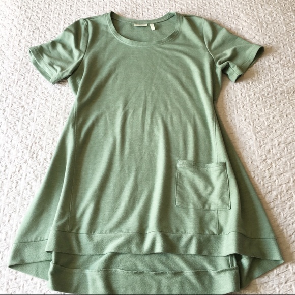 LOGO by Lori Goldstein knit tunic Med